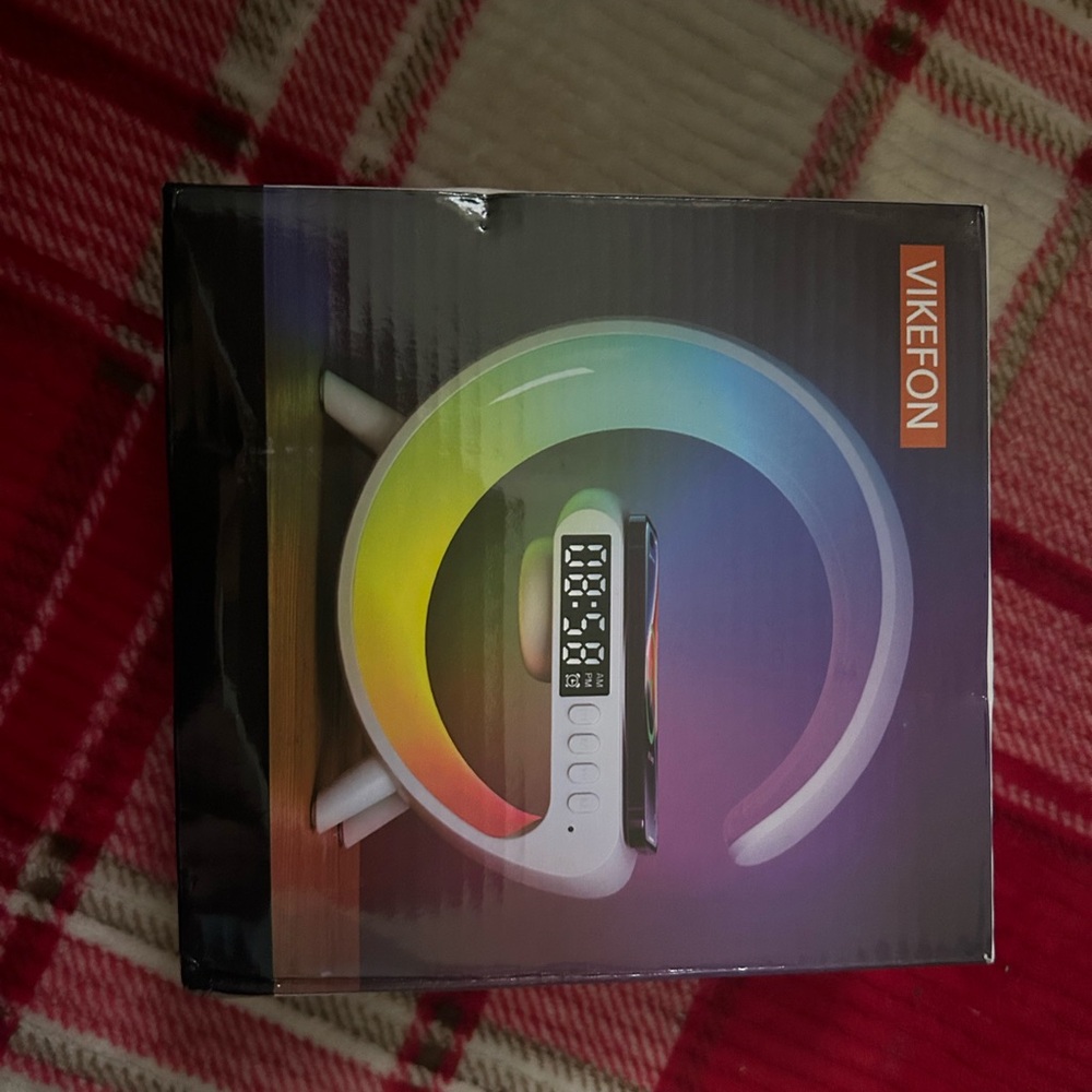 VIKEFON LED Alarm Clock with Colorful Display